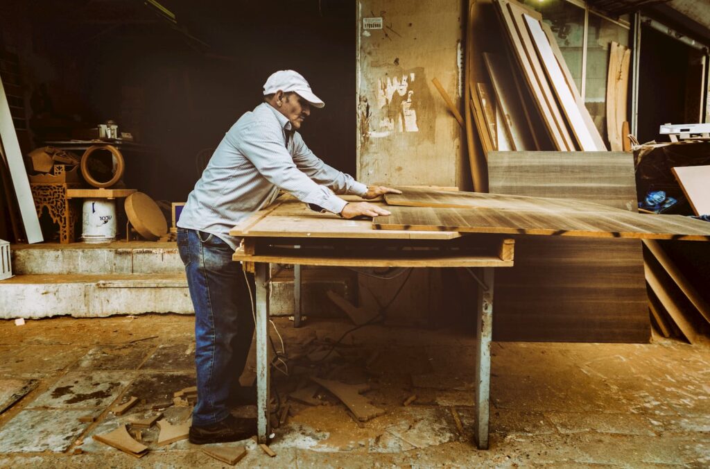 Carpenter wood making process